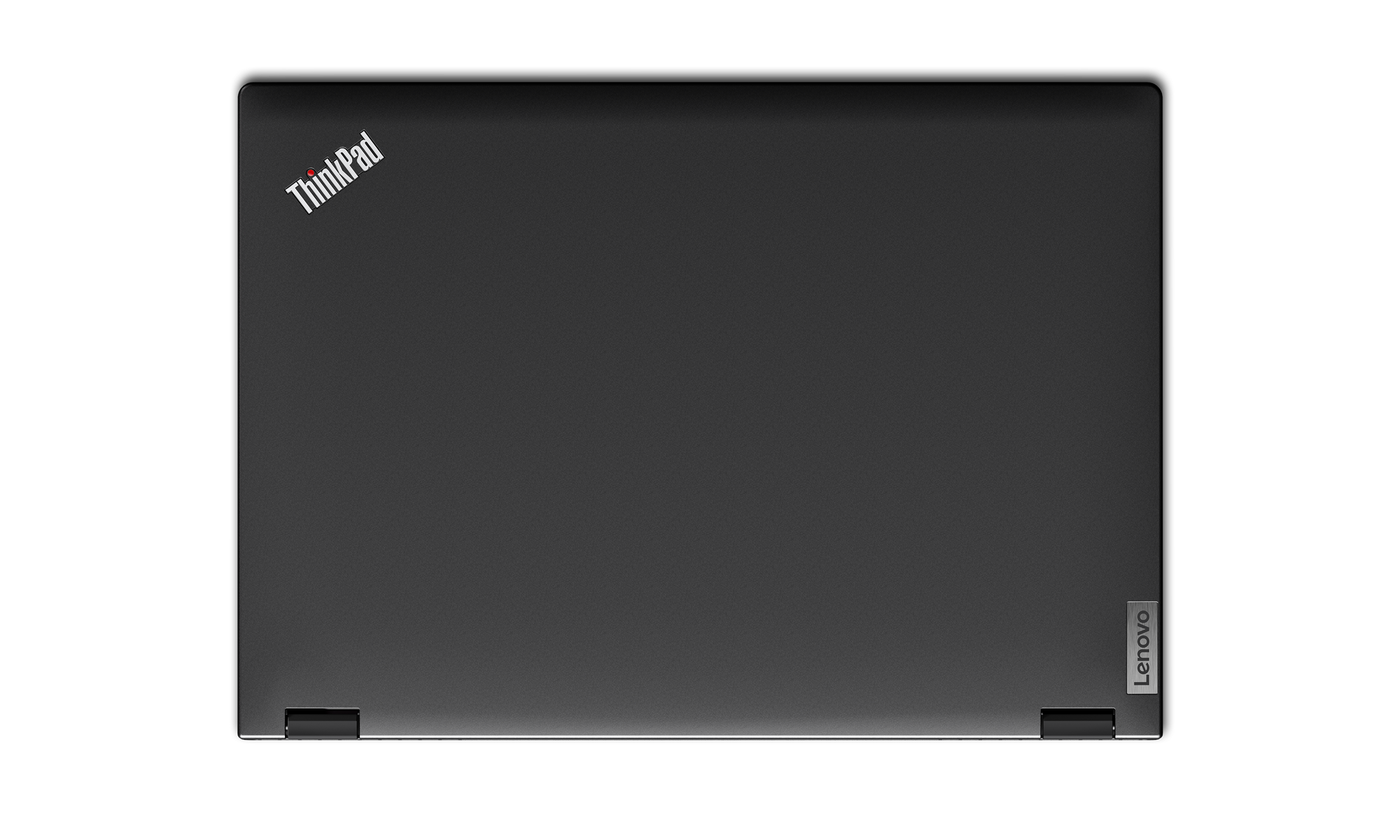 Lenovo ThinkPad P16v Gen 2 top lid view with ThinkPad and Lenovo branding