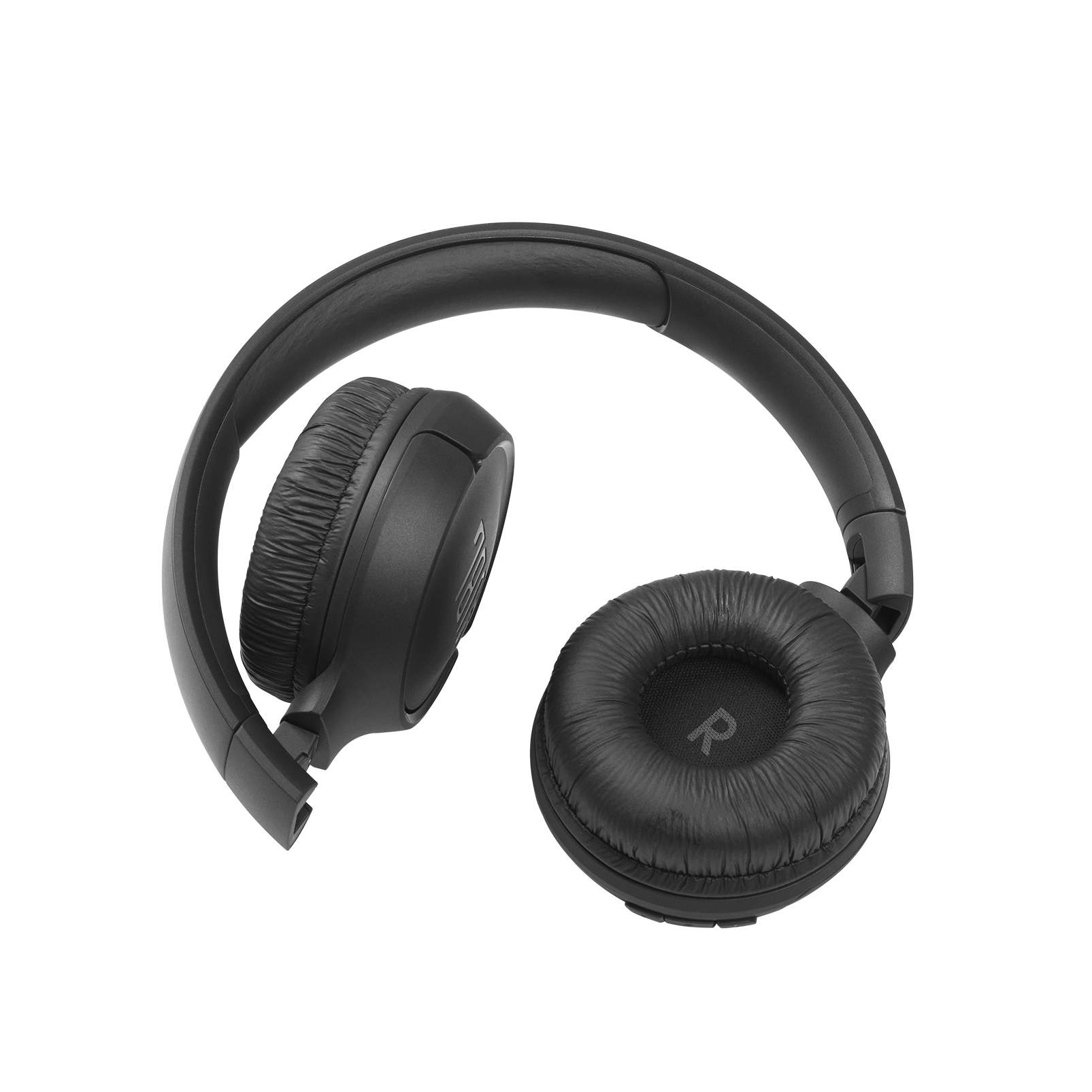 JBL Tune 510BT earpad cushions and driver grill interior detail
