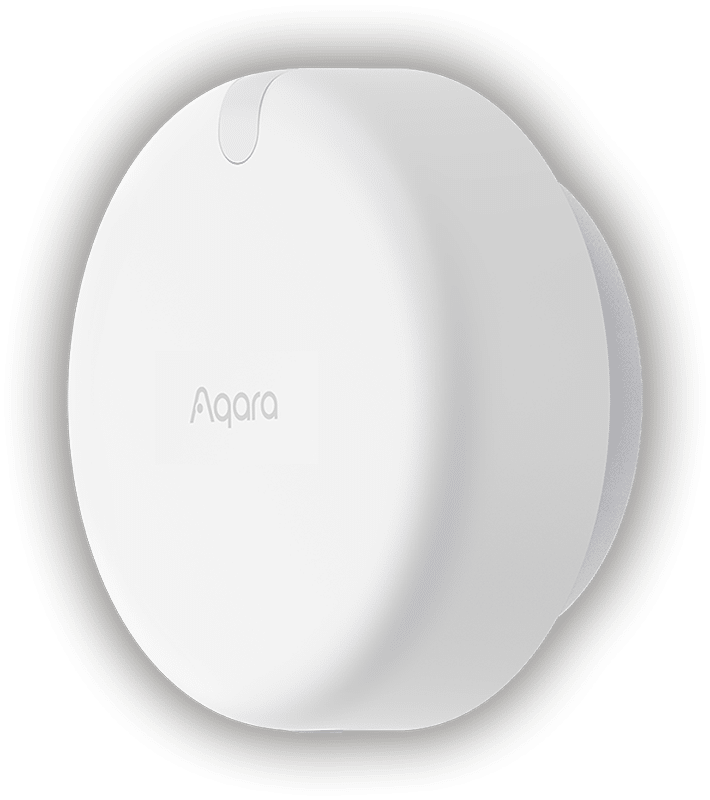 Aqara Presence Sensor FP2 mounted on adjustable magnetic base stand