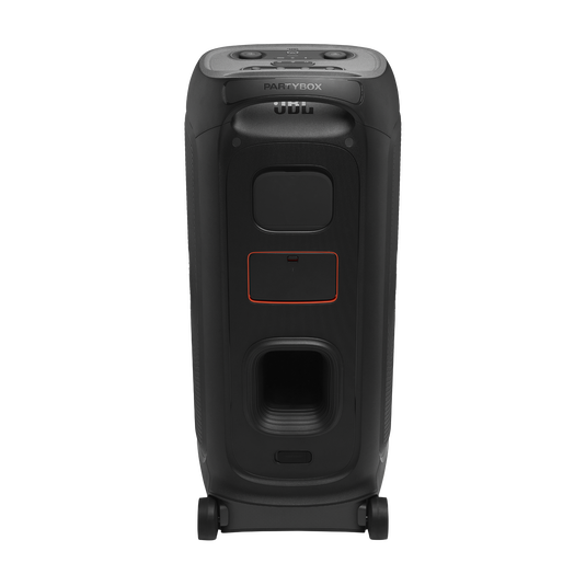 Rear view of JBL PartyBox 720 black party speaker