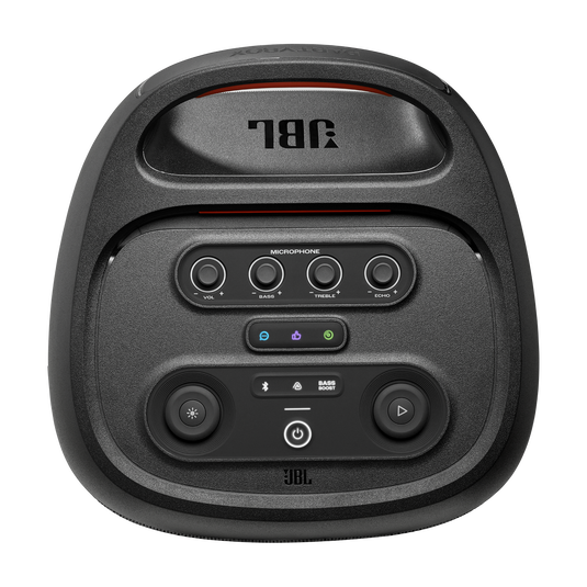 Top control panel of JBL PartyBox 720 black party speaker